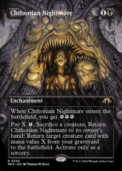 Chthonian Nightmare Modern Horizons 3 Alternate Art
